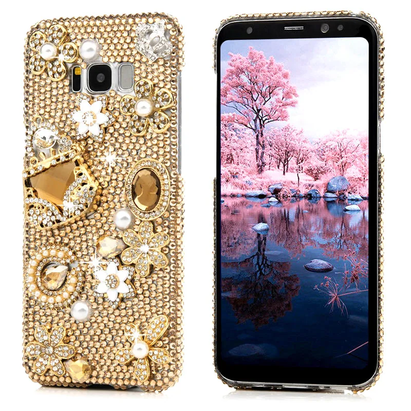MAVISSDIARY для samsung Galaxy S8 Plus Алмазный чехол 3D украшение со стразами Ручной Работы