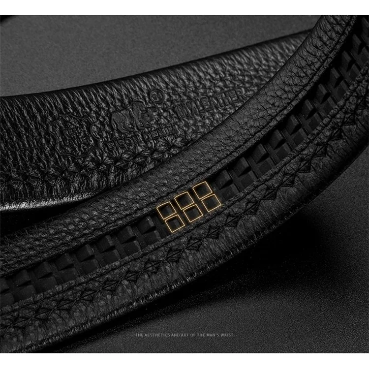 Мужской ремень BISON DENIM из натуральной кожи, мужской ремень, автоматический ремень, роскошный ремень, высокое качество, модный черный ремень для мужчин, бренд N71483