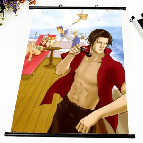 Anime Poster Gyakuten Saiban GAME Sexy Wall Scroll Printed Painting Home Decor Japanese Cartoon Decoration | Дом и сад