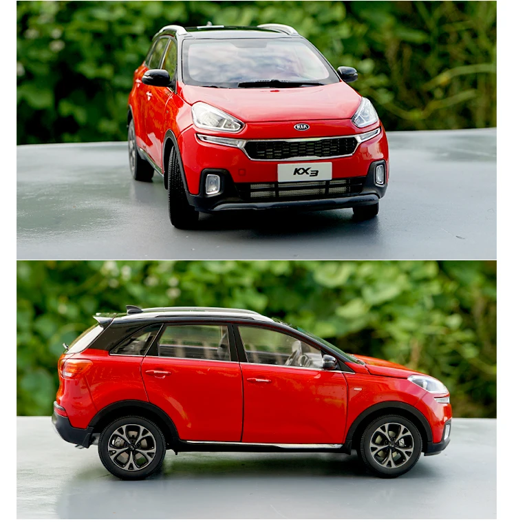 1:18 Dongfeng Yueda KIA KX3 маленький внедорожник сплав модель автомобиля, Литые металлические развивающие игрушки, качественные Подарки