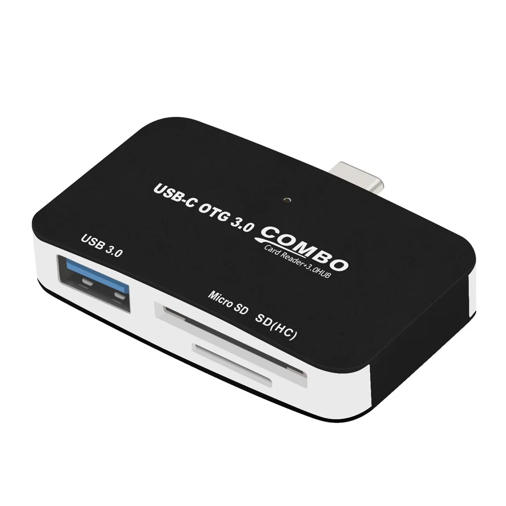 3 IN 1 Black 5 в 1 взаимный обмен данными между компьютером и периферийными устройствами C концентратор USB кард-ридер концентратор USB Type C OTG USB-C Micro USB Мощность адаптер для ноутбука Macbook Air Pro surface pro 6 huawei mate 20 - Цвет: 3 IN 1 Black