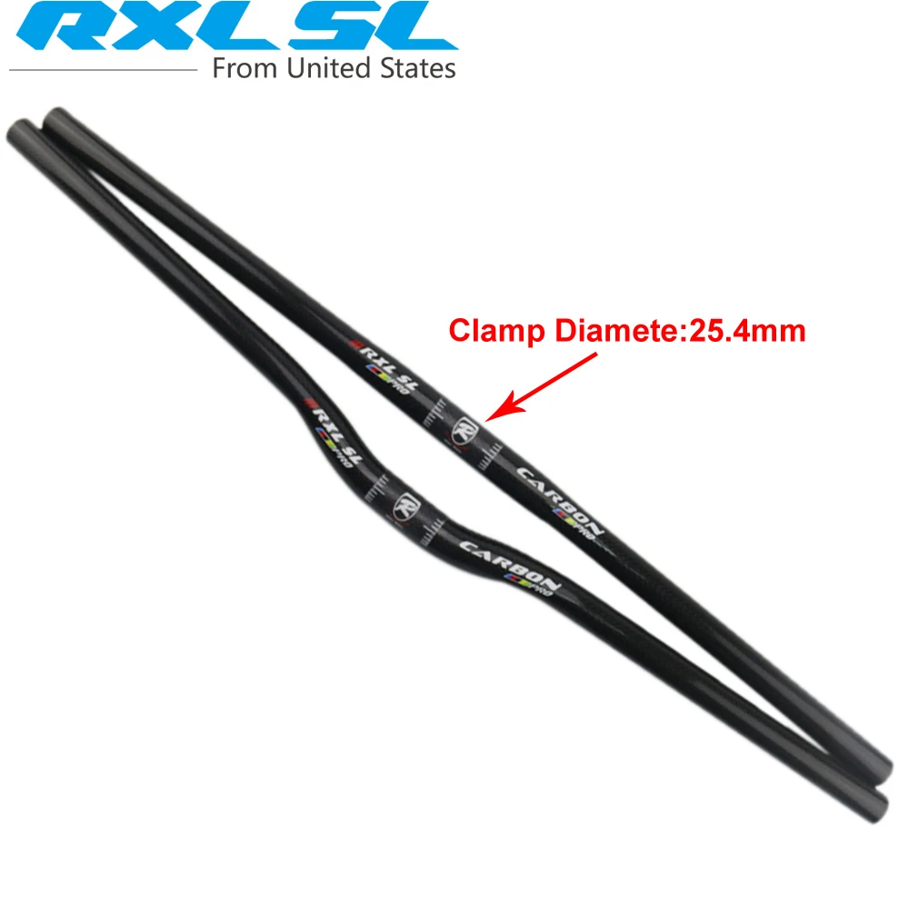 RXL SL MTB велосипедный руль углеродная ручка для велосипеда Riser/плоский 25