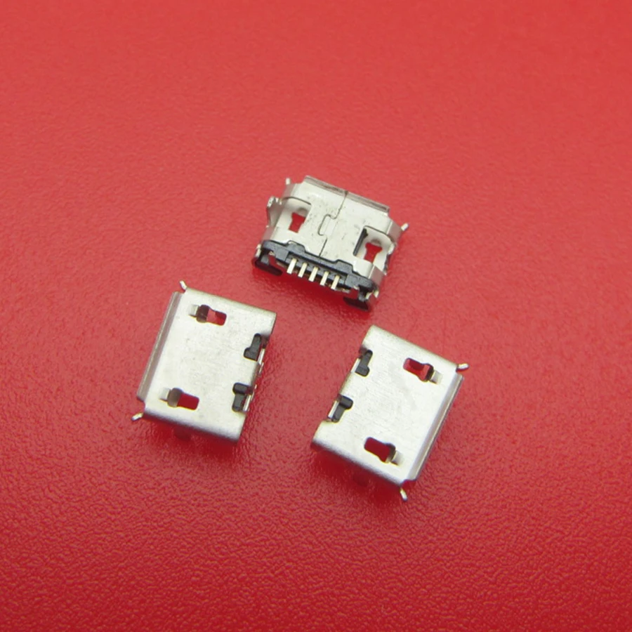 50 шт./лот мини микро usb разъем для подключения док станции штекер зарядный порт