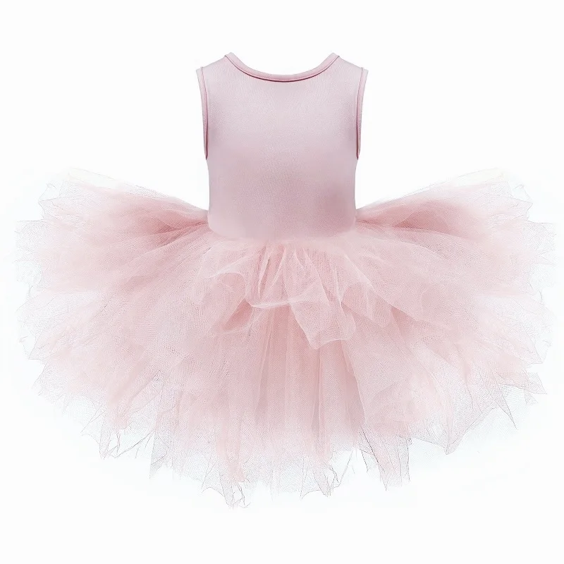 Балетное платье-пачка для маленьких девочек Сетчатое кружевное платье ярких