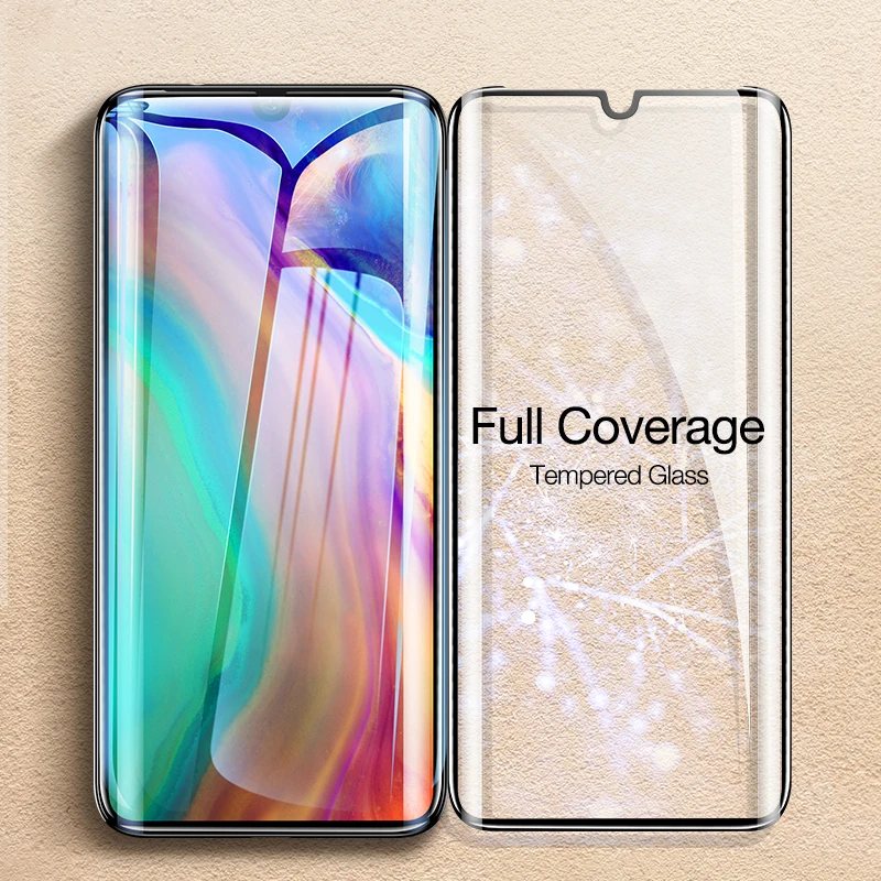 3D изогнутое закаленное стекло для Huawei P30 P30L защита экрана Защитное Pro|Защитные