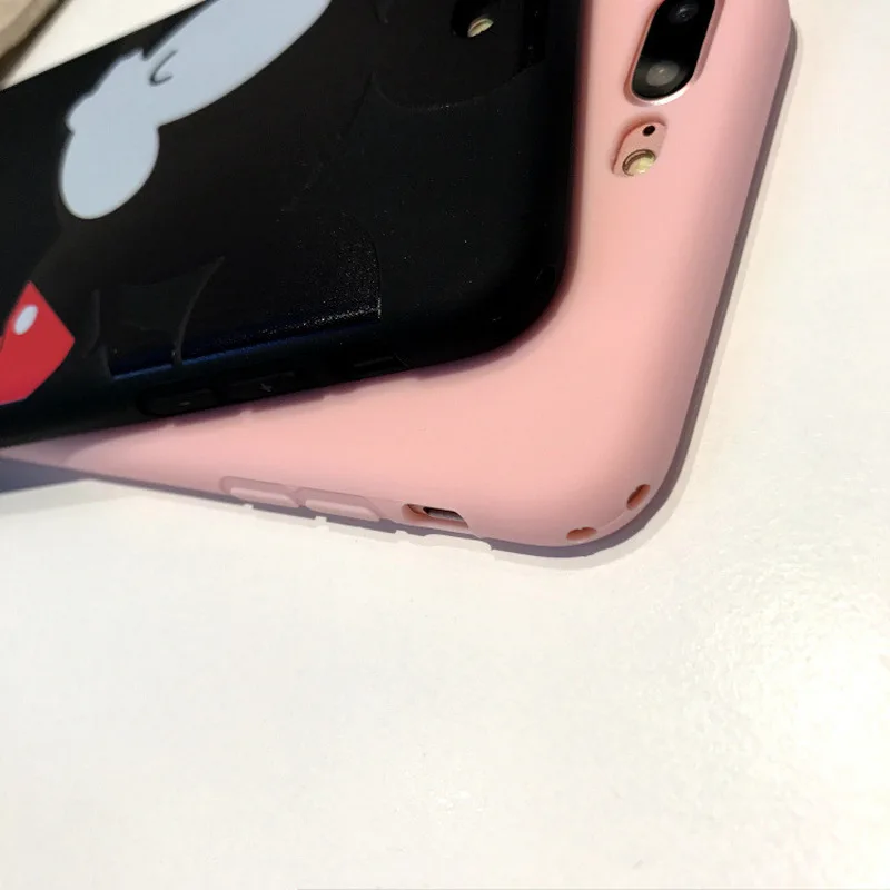 Прекрасный мультфильм Микки Минни Телефон чехол для iPhone 7 6s 8 плюс пара жесткий
