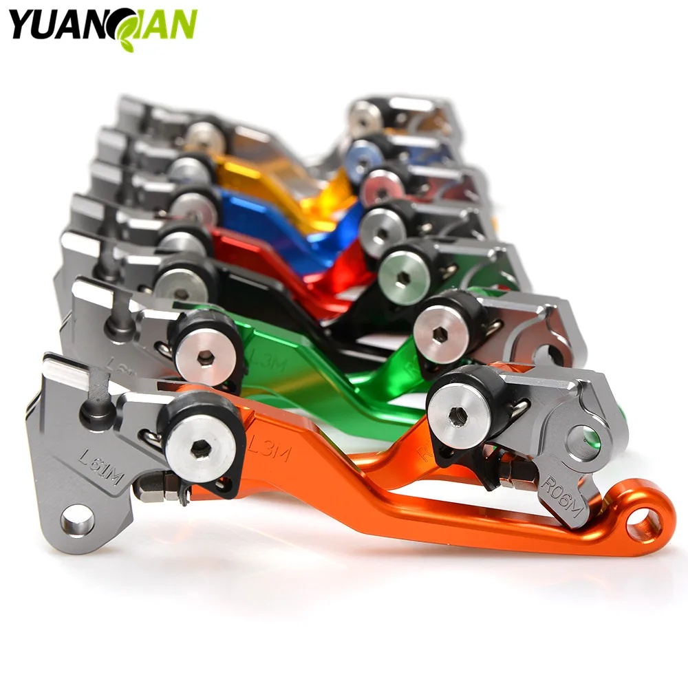 Мотокросса dirt bike CNC поворотные тормозные рычаги сцепления для YAMAHA YZ80 85 125 250 250F 425F