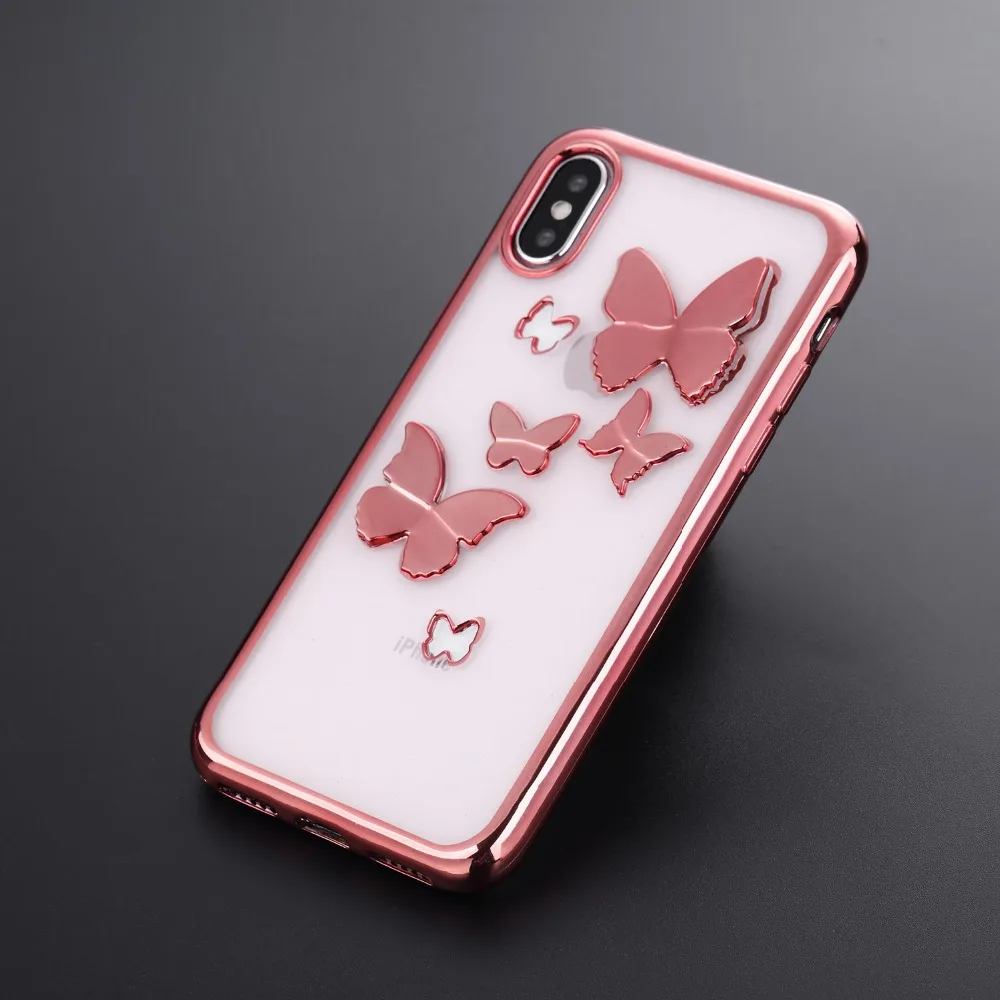 L-FADNUT For iPhone 6 Case 6S 7 8 Plus X Xr Xs Max Cases Cute Silicone Shockproof Soft TPU Bumper Protective Cover Coque Fundas |