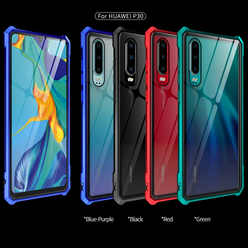 Для huawei P30 Pro Футляр PC роскошные Броня противоударный металлический | Отзывы и видеообзор