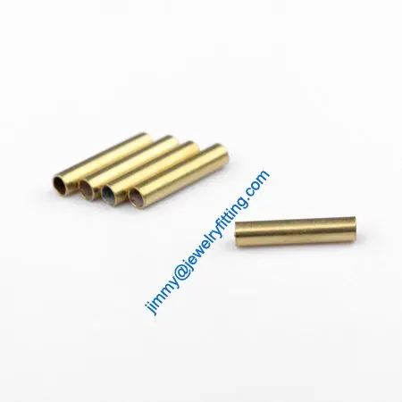 Brass Tube Conntctors Tubes jewelry findings 2.5*12mm ship free 10000pcs spacer beads