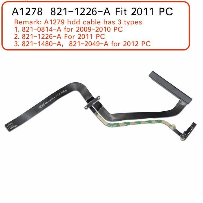 

New original For MacBook Pro 13" A1278 821-0814-A 821-1480-A 821-1226-A HDD Hard Disk Drive Flex Cable wire