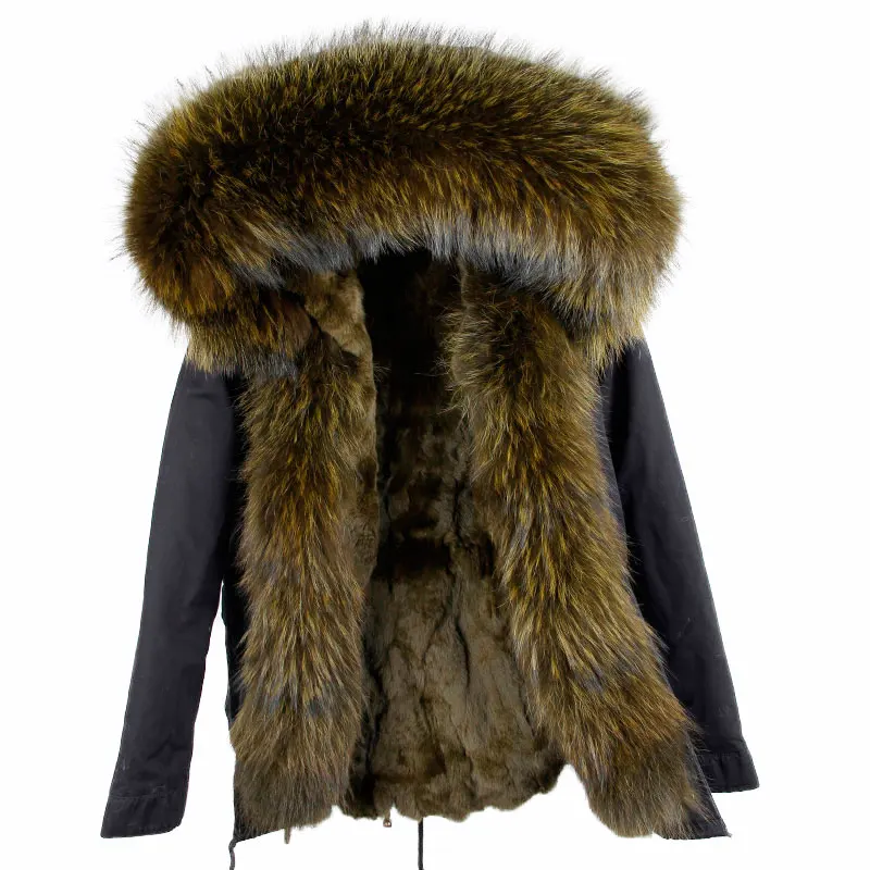 OFTBUY парка 2020 Настоящее пальто с мехом зимняя куртка для женщин из натурального
