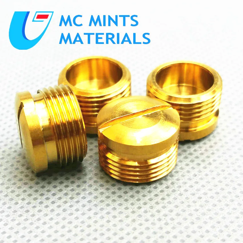 Педали конец Кепки педаль installatiScrews M14 Титан болты TC4 Ti/золото Цвет мульти Класс 5