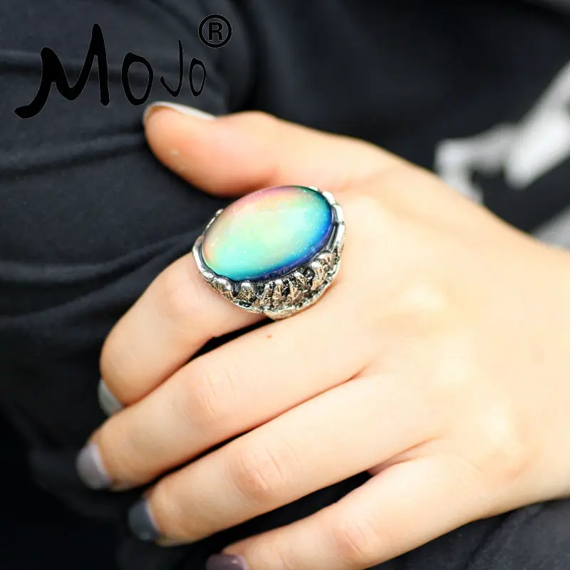 Винтажное кольцо для женщин 2 шт. контроля температуры в ретро-стиле меняющее