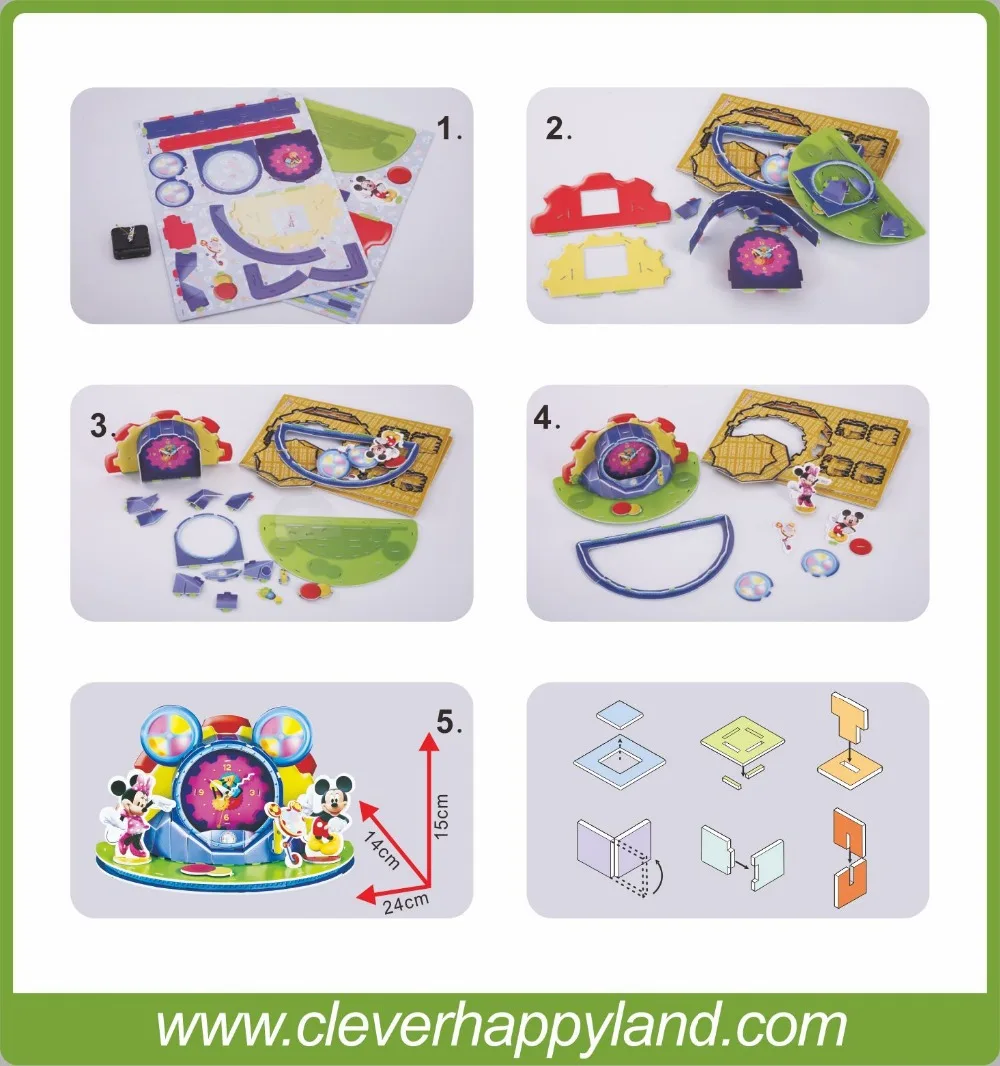 Новые умные и счастливые 3d головоломки модели клубных домиков взрослая