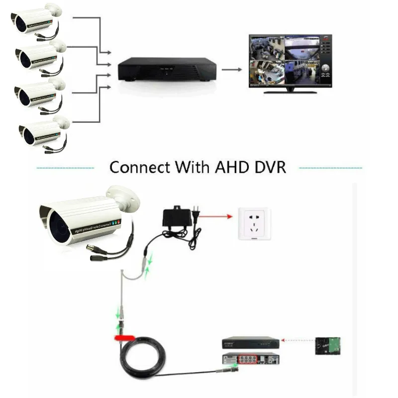 HD AHD 1080P Camera CCTV Starlight Technology Security Outdoor with Color Image Day Night Low Lux 2.0MP CMOS Sensor | Безопасность и