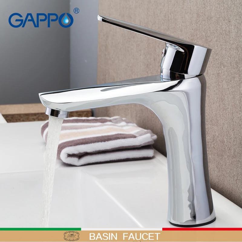 Смеситель для раковины GAPPO кран Водопад умывальника крепление на