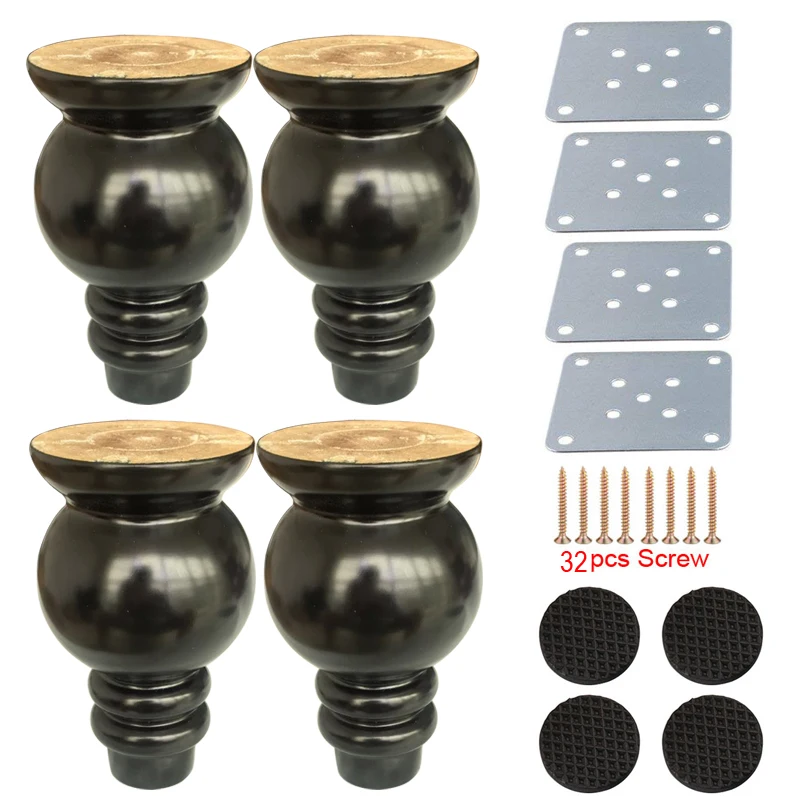 12 см высота мебель ножки деревянный шкаф диван ноги тыква в форме дивана комод