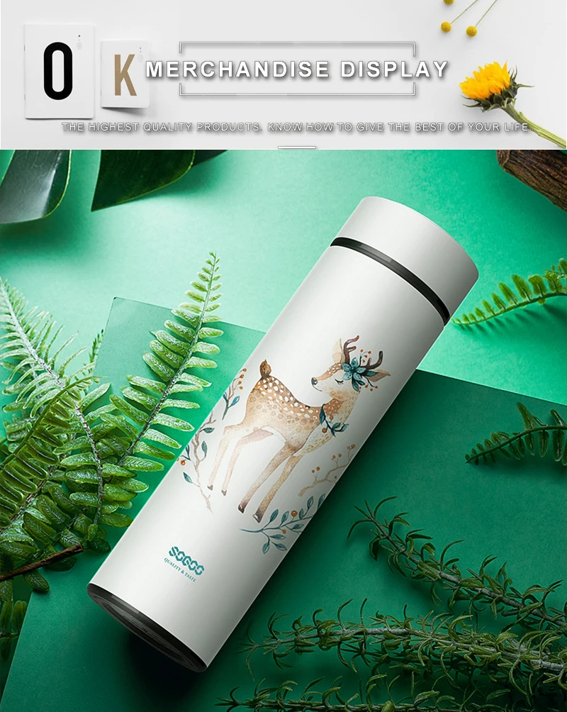 Cute fashion thermos bottle thermos mug stainless steel tumbler vacuum flask water bottle termica stainless thermos WZD080