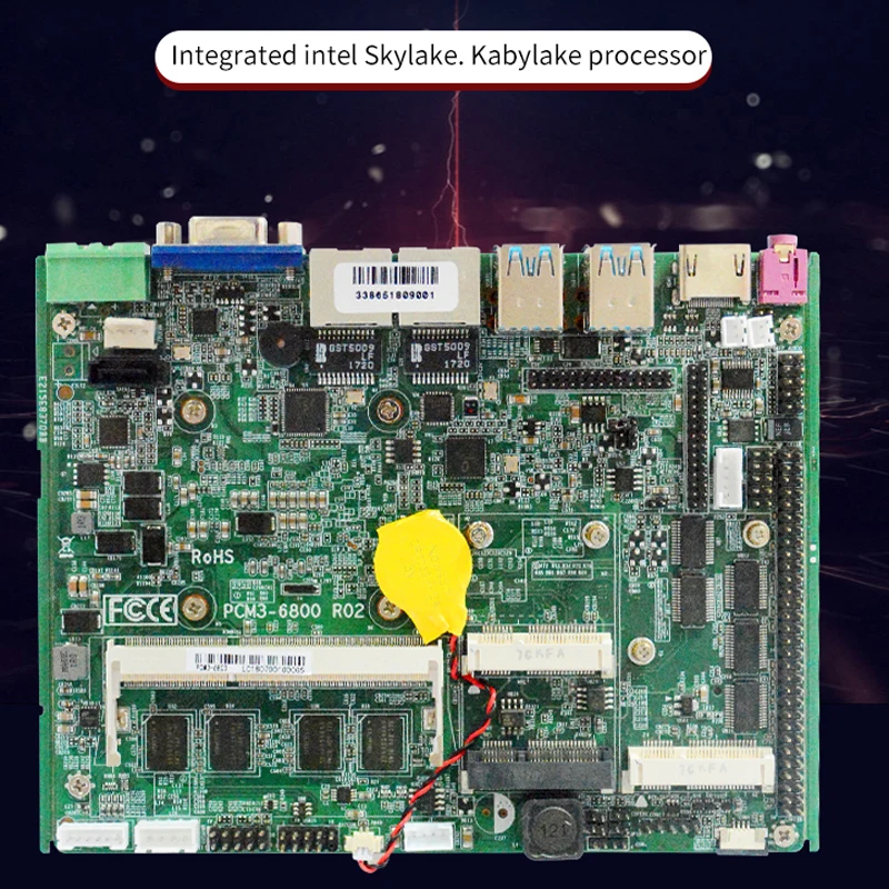 Мини Главная плата Встроенный графический процессор intel Skylake Kabylake i5 7200U