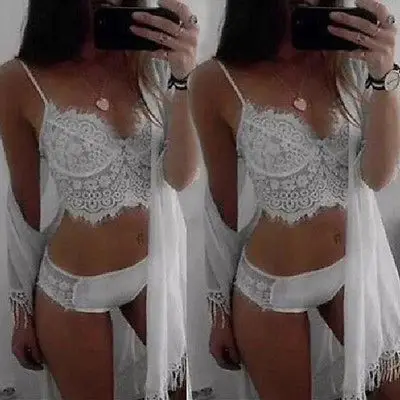 Новый летний белый Кружево Для женщин купальник повязки пуш-ап Мягкий Купальники