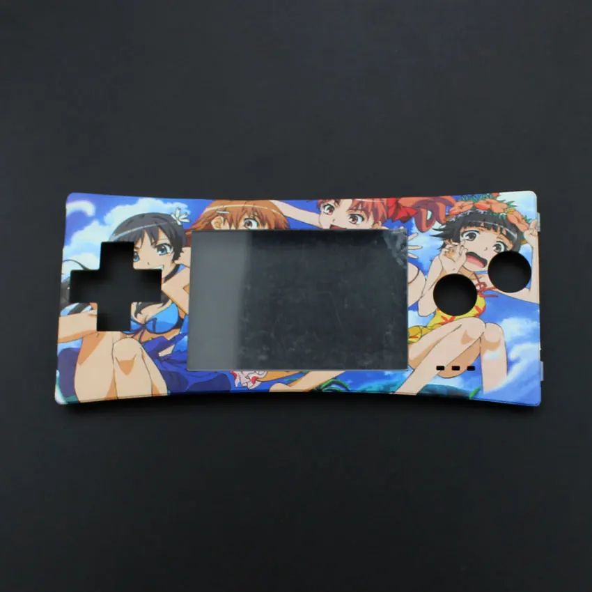 YuXi Передняя Лицевая панель Крышка Замена для GameBoy Micro для GBM передний чехол Корпус Ремонт Часть - Цвет: I