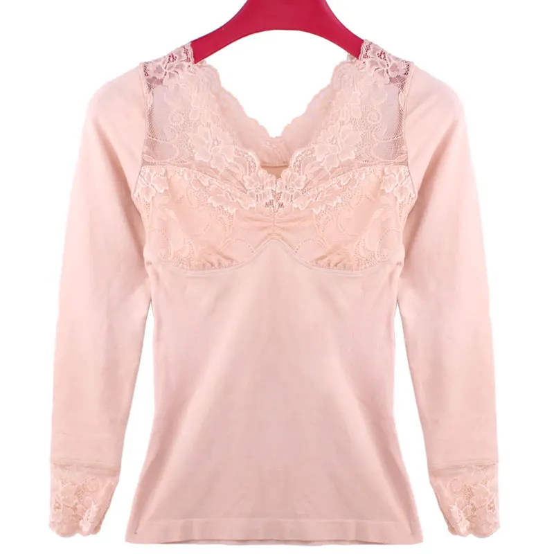 Женский кружевной корсет с длинным рукавом V образным вырезом обтягивающее