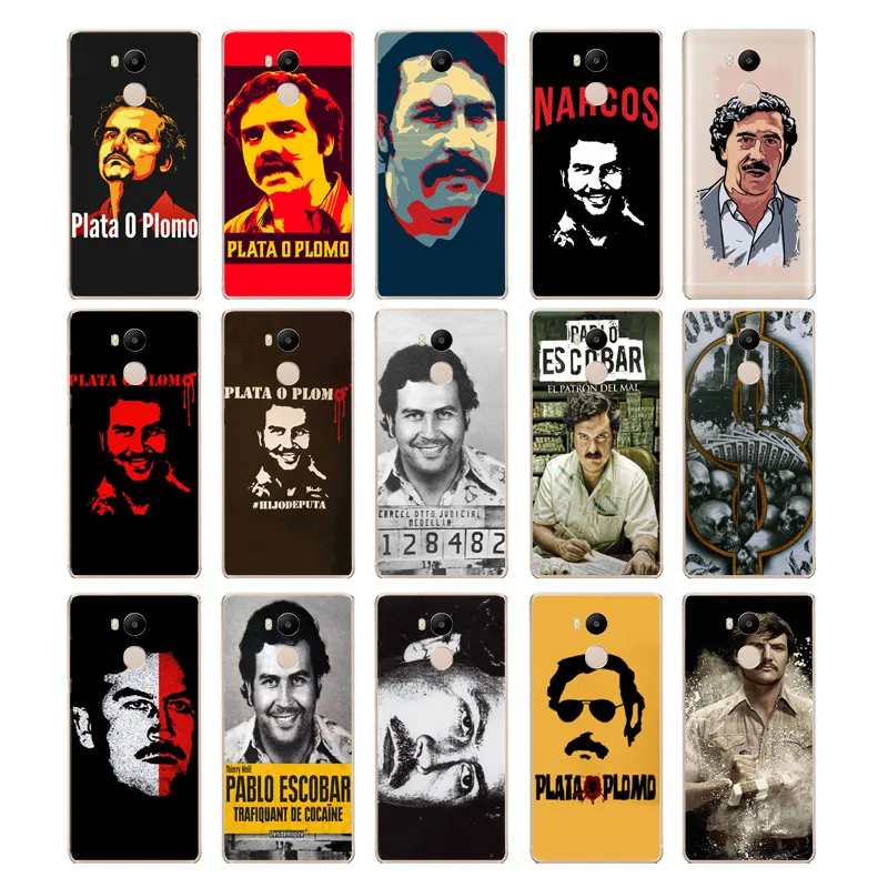 DREAMFOX L345 Pablo Escobar Мягкий ТПУ силиконовый чехол для Xiaomi Redmi Note 3 4 5 Plus 3S 4A 4X 5A Pro Global |