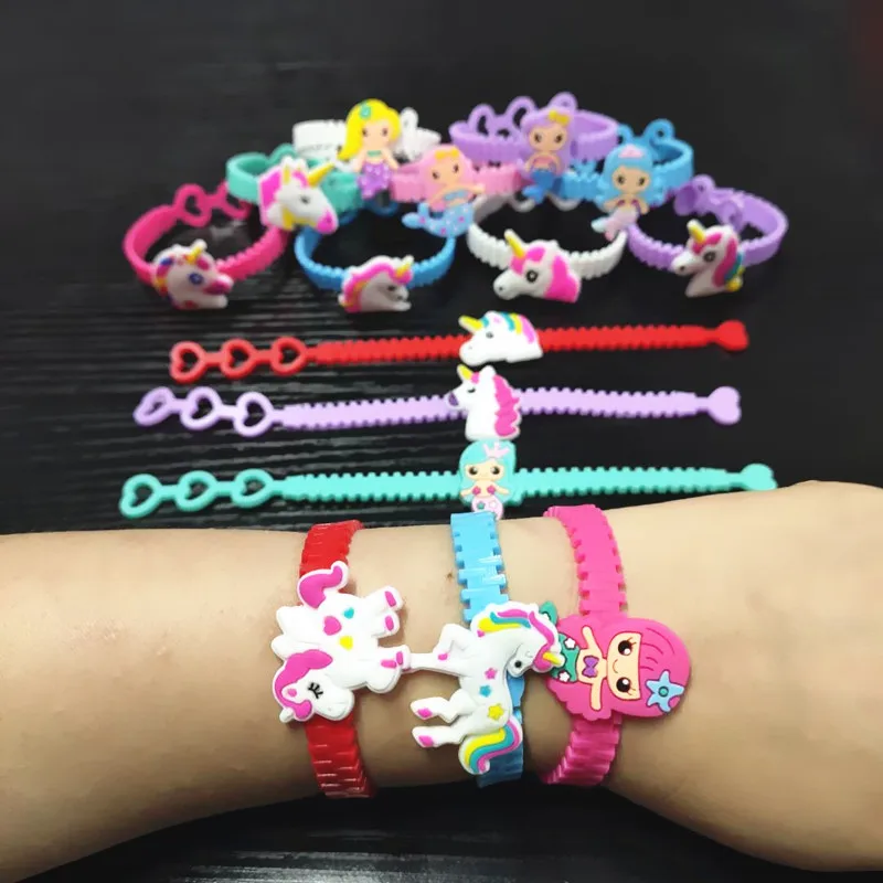 6 шт. резиновый браслет в виде единорога|Сувениры для вечеринок| |