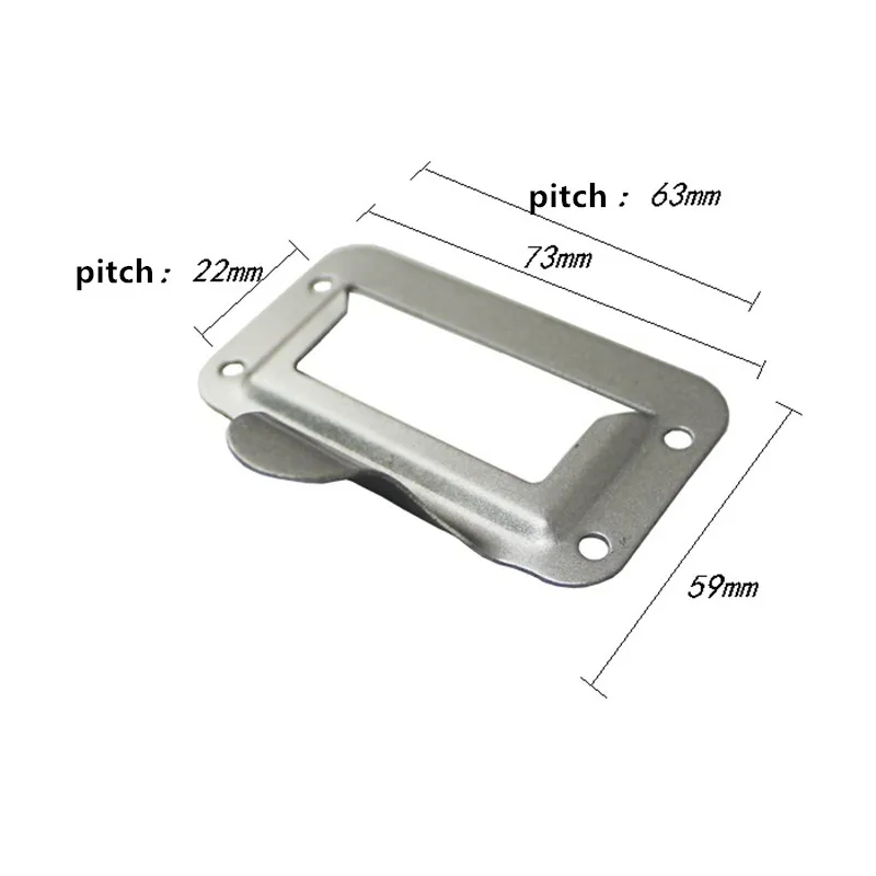 

Furniture Metal Handle Drawer Cabinet Door Knob and Handle Kitchen Cupboard Label Cards Tag Card,Silver Color,73*59mm,2pcs