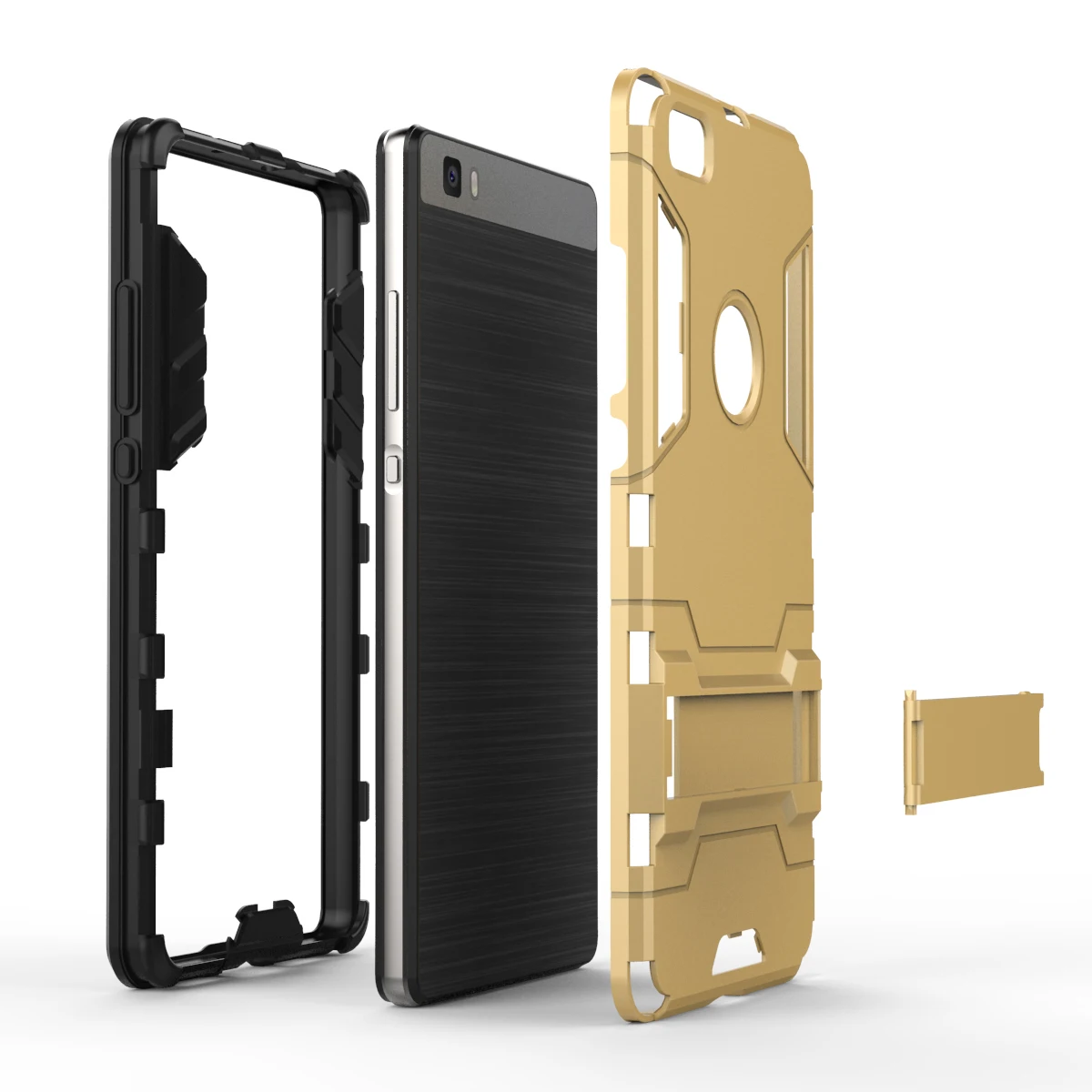 Micgita для huawei P8Lite чехол ALE-L21 ALE-L04 Жесткий ПК + Силиконовый гибридные Чехлы P8 Lite 2017 5 2