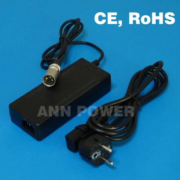 

Free Shipping! 36V 2A LiFePO4 battery charger output 43.8V 2A charger Used for 12S 36V 8Ah 10Ah 12Ah lifepo4 battery charging