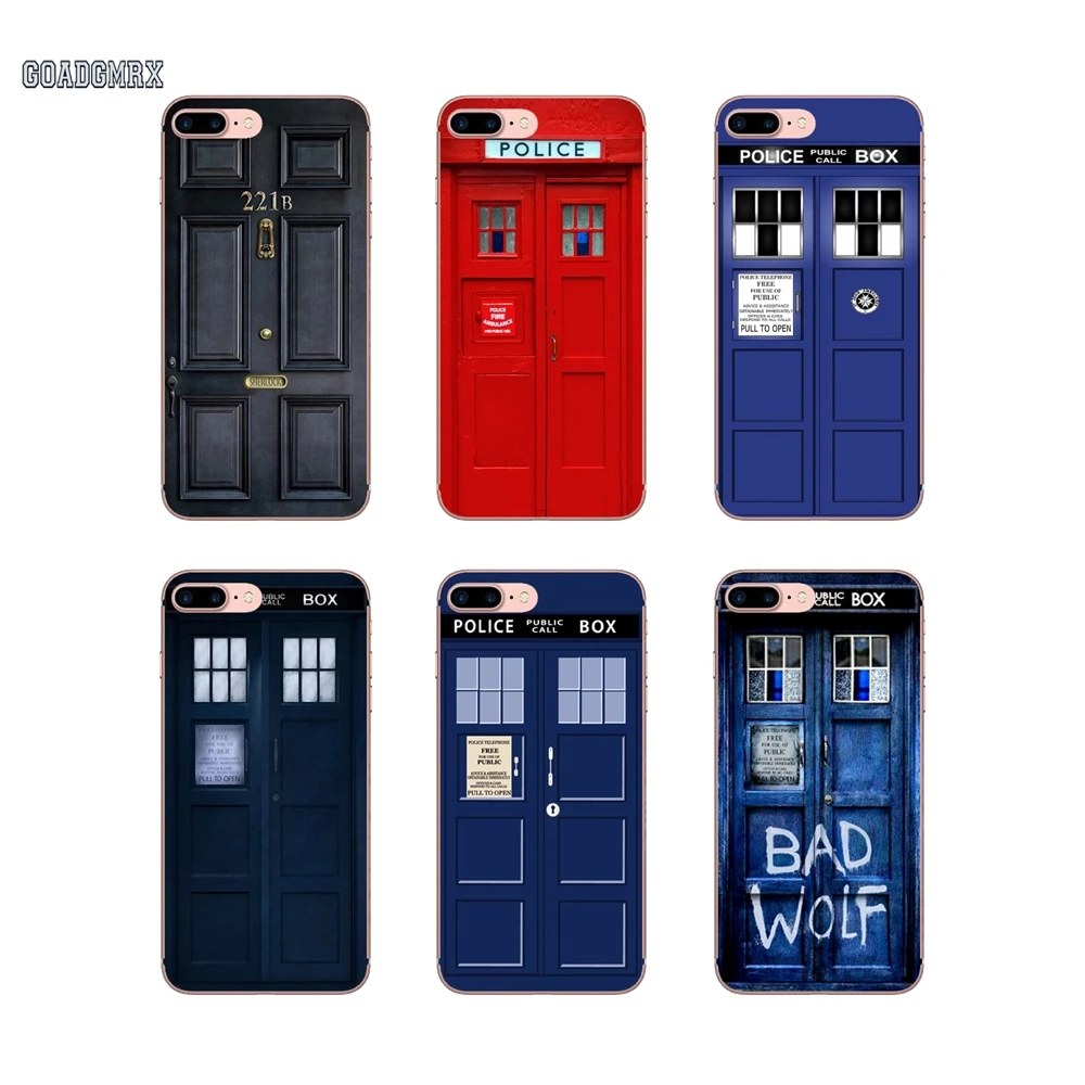 Силиконовый чехол для телефона Doctor Who Tardis 221B Xiaomi Redmi 2 S2 Note 6 7 6A Mi 8 Lite 9 SE Pro Max 3 Mix S