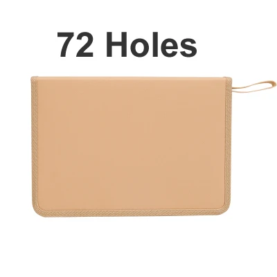 72 Holes Khaki 36/48/72 отверстия складной Карандаш Чехол холст профессии уголовного школьный пенал для карандашей для детей Цветной художественный маркер для белой доски сумка ящик для хранения - Цвет: 72 Holes Khaki