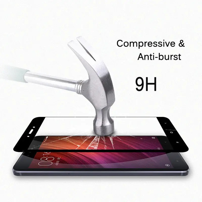 Высокопрозрачное закаленное стекло для Xiaomi Redmi Note 4 4X 5 Plus A 5A Pro защита экрана