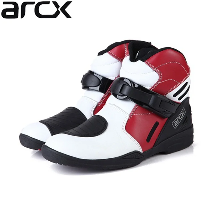 Free shipping 1pair ARCX New Men's real leather Ankle Cowhide Leather Touring Biker Riding Motorcycle Boots | Автомобили и