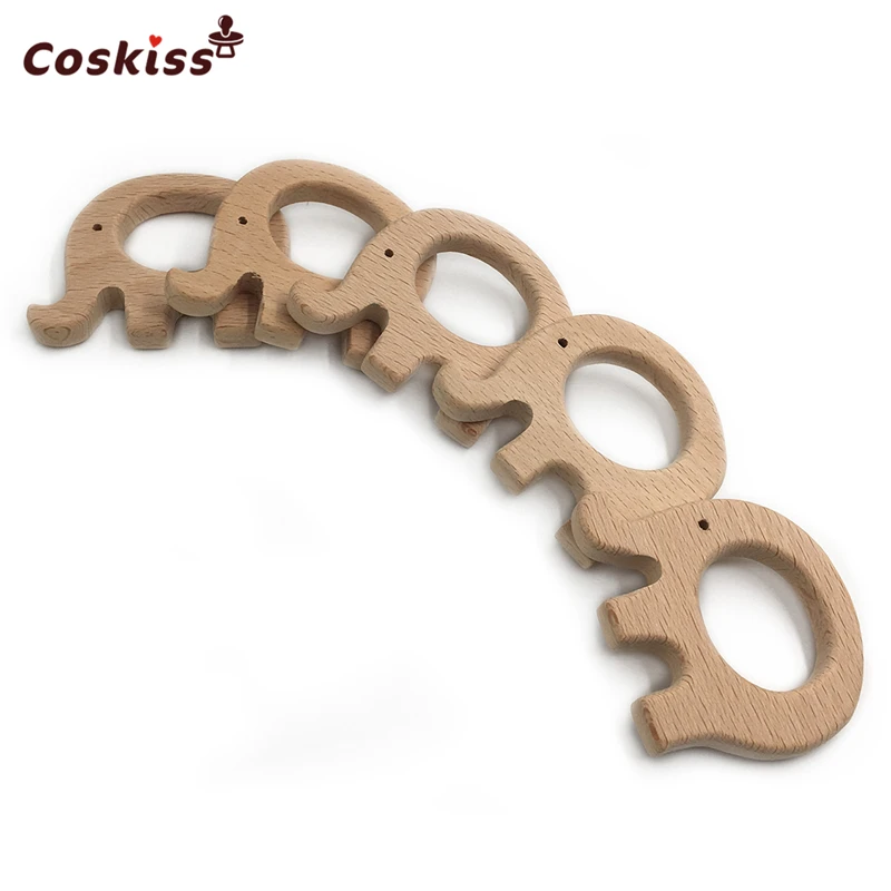 Прорезыватель для зубов из натурального бука ручной работы | Мать и ребенок