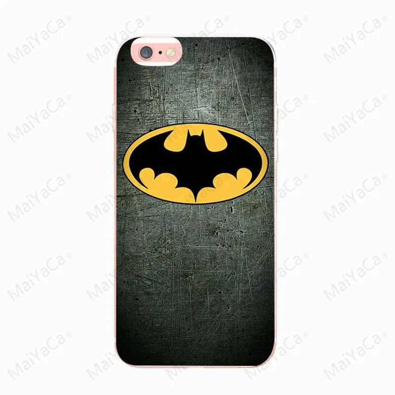 Чехол для мобильного телефона MaiYaCa Batman для iphone 6 6S 6splus 5 5S SE чехол для iphone 7 7plus X XS XR XSMax 8 8plus - Цвет: 1