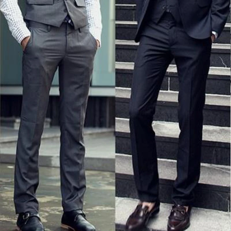 New British Style Men Suit Pants Man 