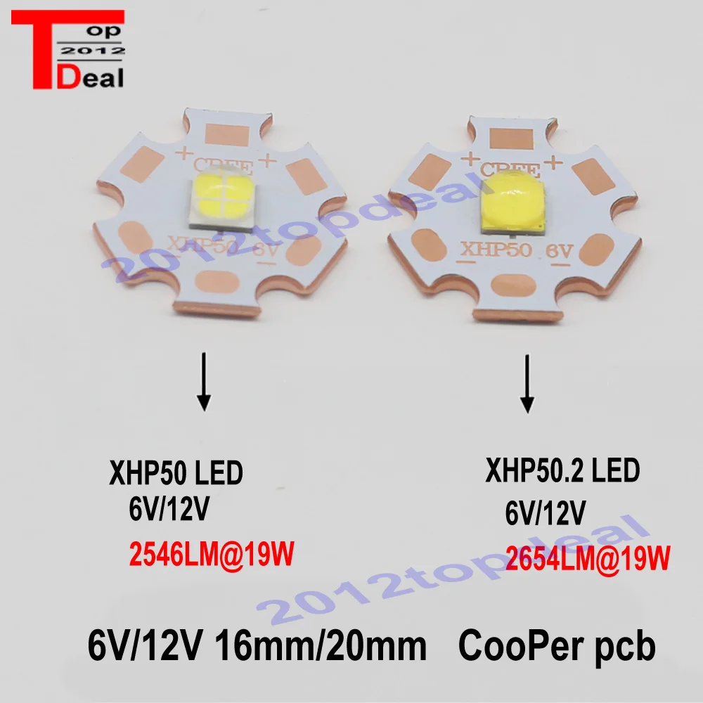 СВЕТОДИОД CREE XHP50 XHP70 XHP50.2 XHP70.2 2 поколения холодный белый нейтральный теплый