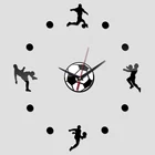 Новые 3d декоративные настенные часы, наклейки, Кварцевые пластиковые акриловые часы, настоящая акция, круговые иглы