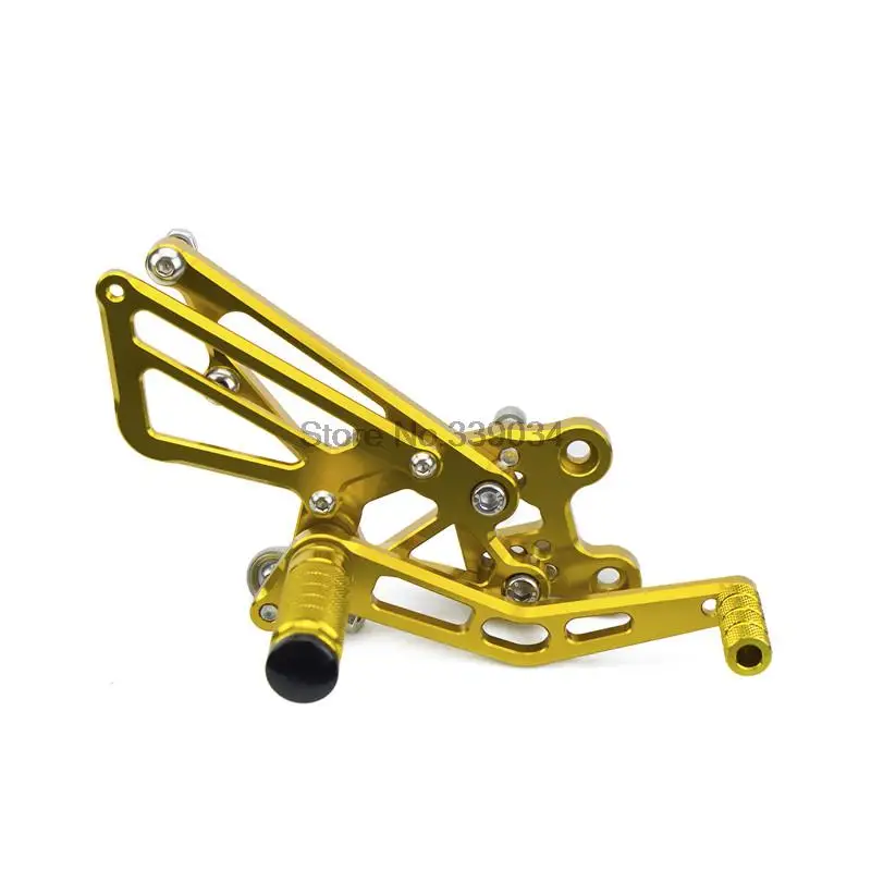 Золотая заготовка с ЧПУ регулируемая ножка гоночный задний комплект для Kawasaki Ninja