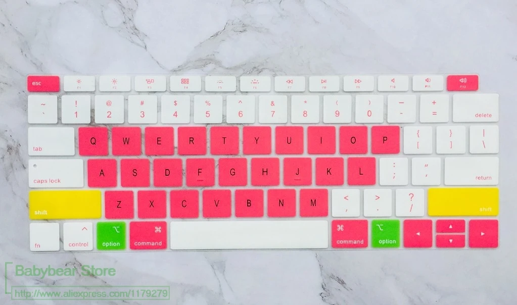 Для 2018 macbook air 13 &quot13 3 A1932 с сенсорным ID английской силиконовой клавиатурой США