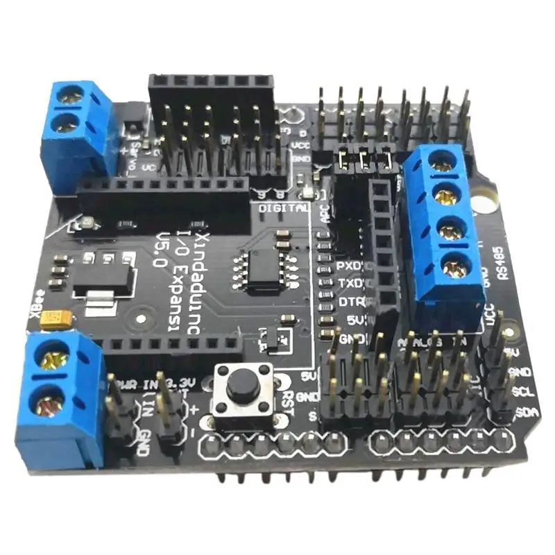 Стандартный расширительный щит ввода/вывода V5 Xbee сенсорный экран Rs485 Для Arduino