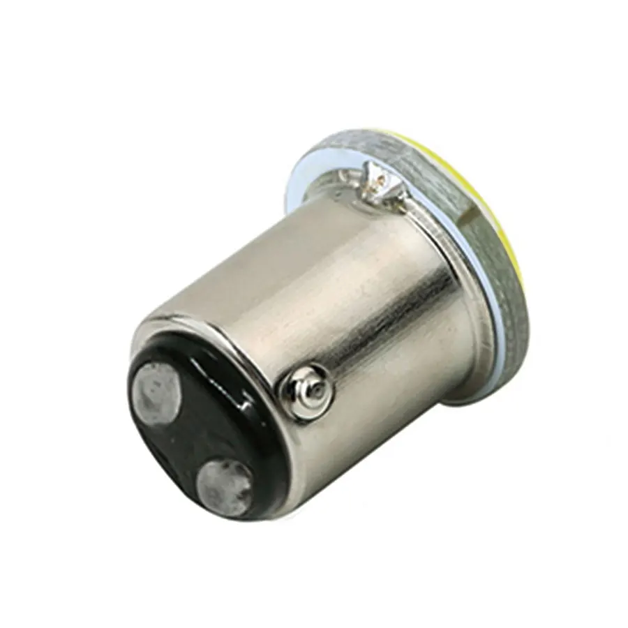 10 шт./лот 1157 COB S25 P21/5 W Bay15d 12V автомобильный белый светодиодный светильник, автомобильные лампы, задние поворотные сигнальные лампы, тормозные парковочные огни