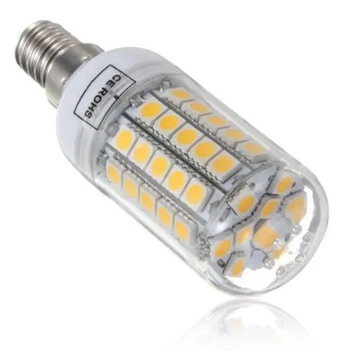 4XE14 59 5050 SMD LED 6 Вт 600лм Энергосберегающая лампочка 220 В blanc chaud lumiere дом|lumiere maison|lamp