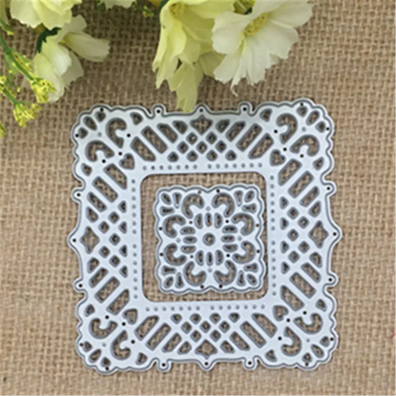 2 шт. квадратные металлические рамки для фотографий | Дом и сад