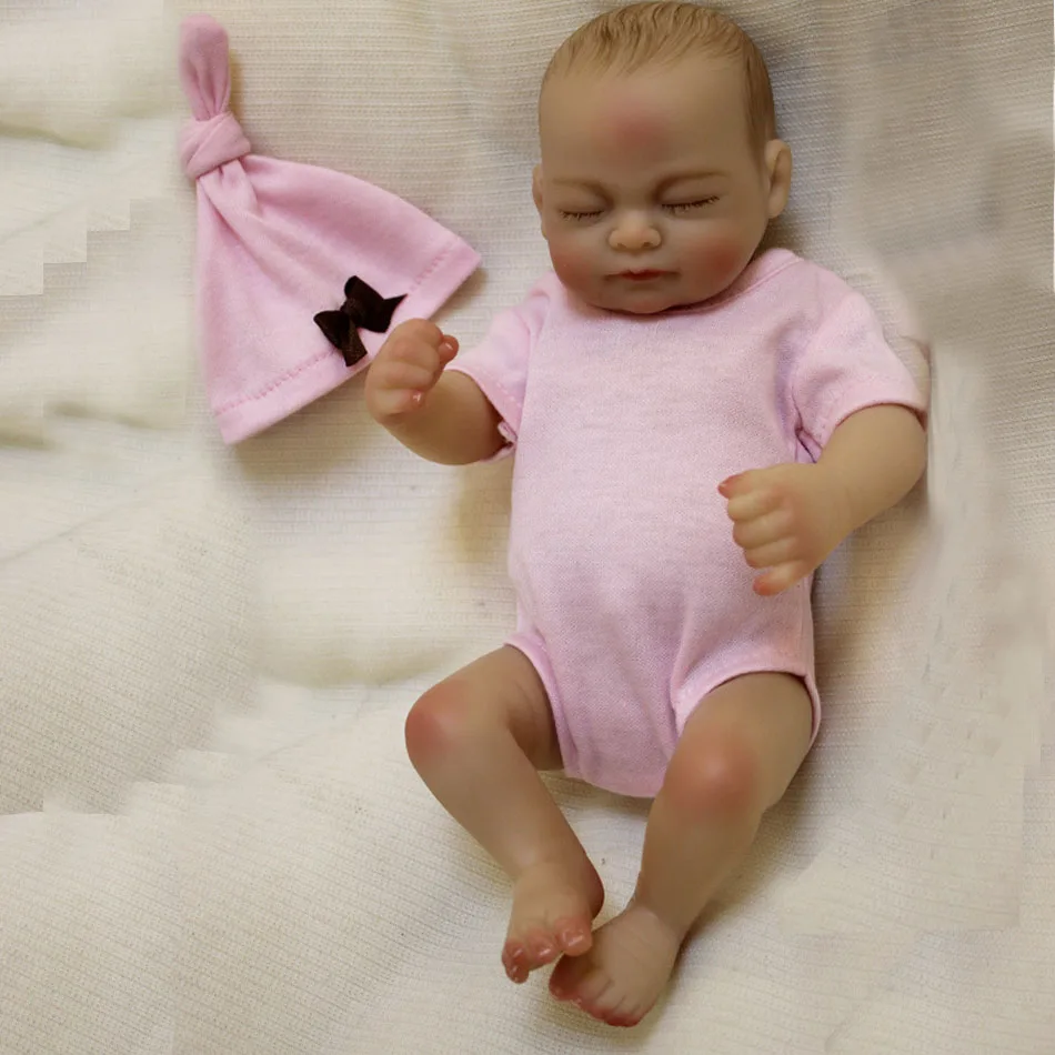 OtardDolls bebe reborn doll 1" Full slicone reborn очаровательные детские куклы ручной работы, картина, волосы, подарок, Bonecas, игрушка для ванны