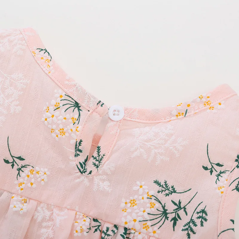 

INS boutique little girl pretty FASHION ruffle cotton summer dresses