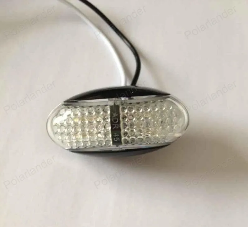 10 шт 12v/24v светодиодный боковые габаритные индикатор светильник сигнал поворота